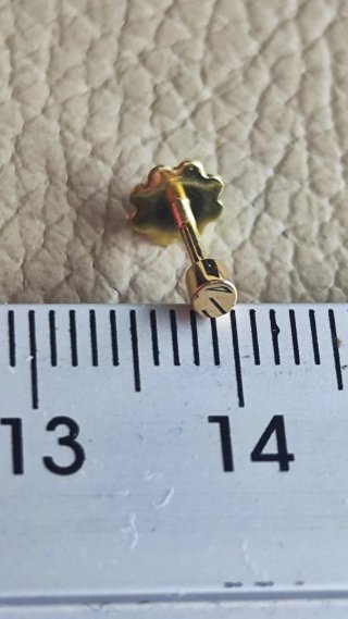 Pendientes bebé oro nuevos