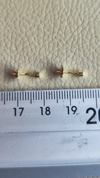 Pendientes bebé oro nuevos