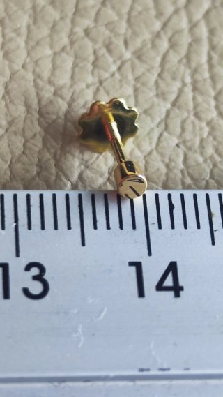 Pendientes bebé oro nuevos