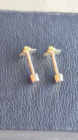 Pendientes bebé oro nuevos