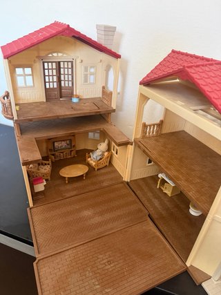 Casa de muñecas estilo victoriano