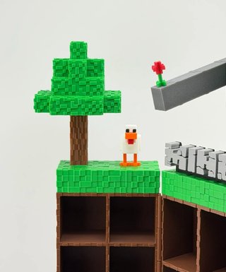 Expositor Minecraft Kinder Joy