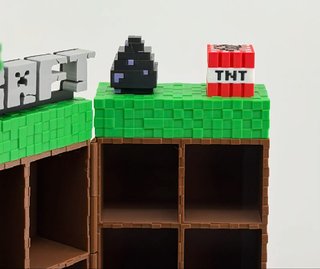 Expositor Minecraft Kinder Joy