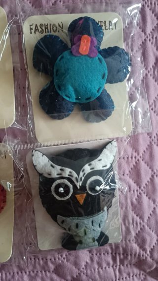 Broches y Llaveros de Fieltro