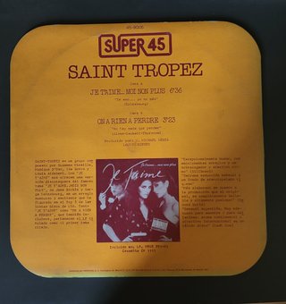 Vinilo Saint Tropez - Je t'aime... moi non plus