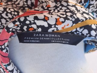 Blusa estampada multicolor