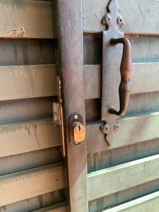 Puertas de hierro para parcela