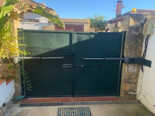 Puertas de hierro para parcela