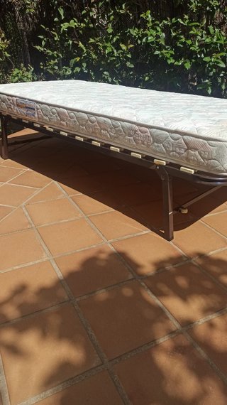 Somier Plegable Aspool 90x190 + Colchón