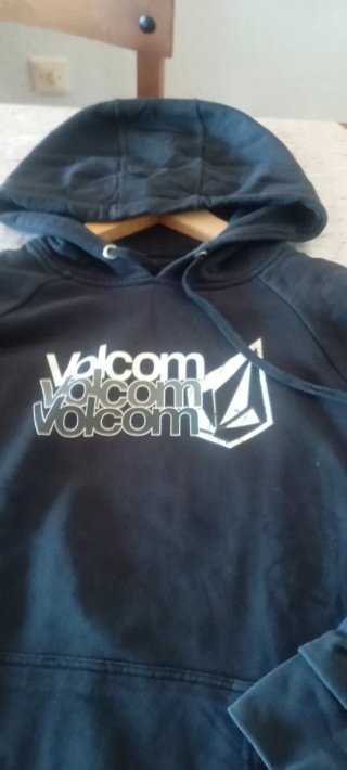 Sudadera Volcom Negra con Logo