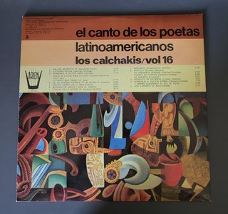 Vinilo El Canto de los Poetas Latinoamericanos