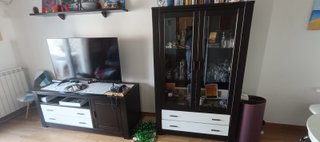 Mueble de salón madera maciza