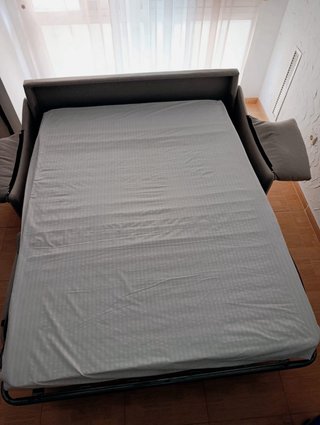 Sofá Cama 2 Plazas Gris
