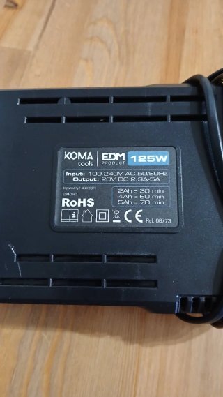 Taladro Atornillador KOMA PRO 20V + Cargador