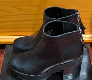 Botines negros plataforma cremallera