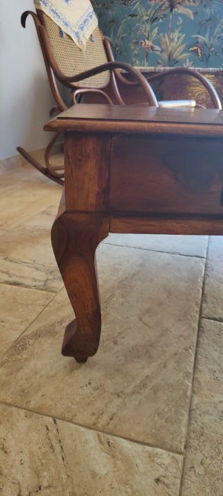 Mesa de centro de madera maciza