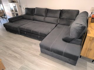 Sofá cama rinconero con doble chaise longue