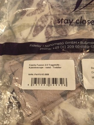 Mochila Portabebés Fidella Fusión Sin Usar