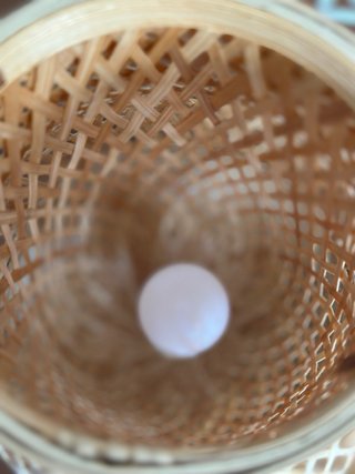 Lámpara de mesa MISTERHULT IKEA bambú