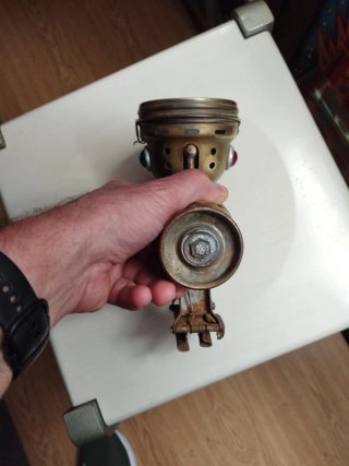 Antigua Lámpara LUXOR de Carburo Bicicleta