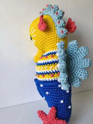Amigurumi muñeco Caballito de Mar