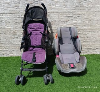Silla de paseo McLaren y silleta de coche Isofix