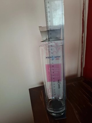 Vaso alto trasparente