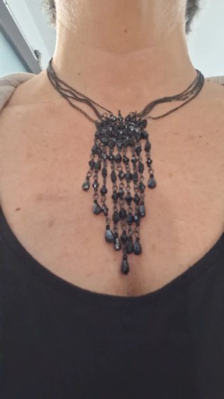 Conjunto Pendientes y Gargantilla Azabache