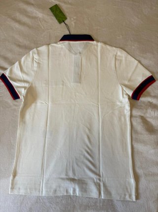 Polo Gucci Blanco y Azul