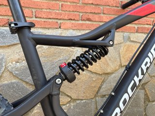 Bicicleta Rockrider Doble Suspensión Negra