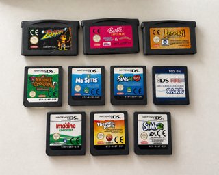 Pack juegos Nintendo DS + Game Boy Advance+tarjeta