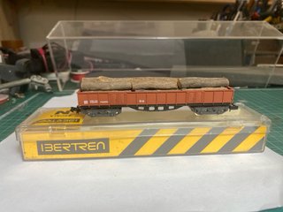 Ibertren ref 415 vagón con troncos