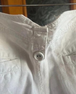 Pantalón ancho blanco mujer talla 44/46