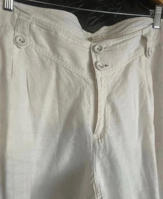 Pantalón ancho blanco mujer talla 44/46