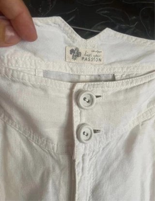 Pantalón ancho blanco mujer talla 44/46