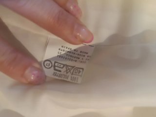 Traje de comunión blanco y dorado