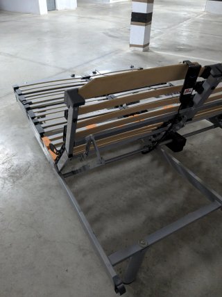 Somier Pardo Articulado 135 cm