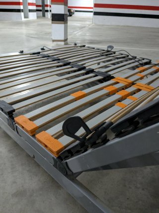 Somier Pardo Articulado 135 cm
