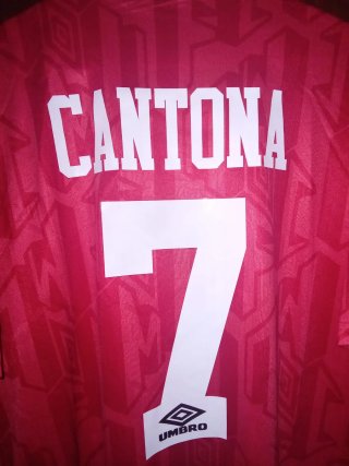 Camiseta Fútbol Retro Cantona#7 Talla XL