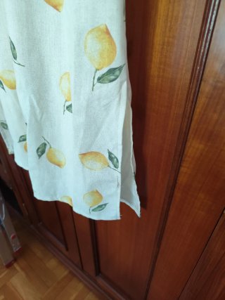 Vestido M sin estrenar estampado limón