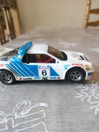 2 Coches Scalextric Rally Blanco y Rojo