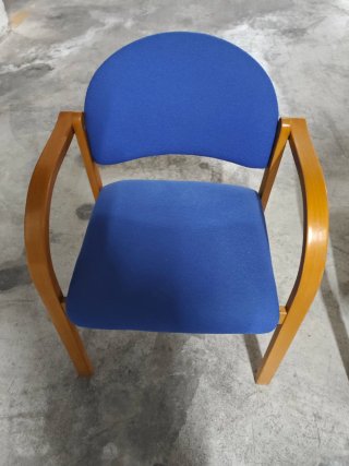 Juego de 2 Sillas de Comedor Azul