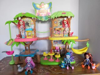 Enchantimals Supercafe + 5 Muñecas