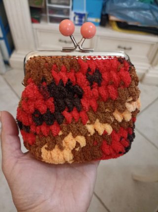Pochette uncinetto fatta a mano