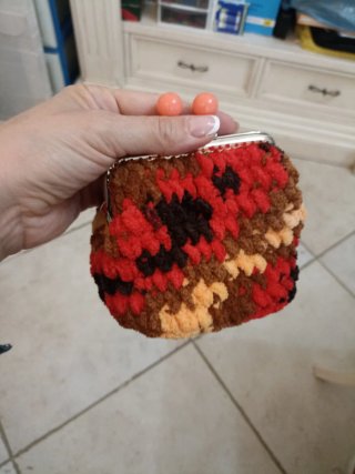 Pochette uncinetto fatta a mano