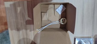 4 Focos empotrables cuadrados cromados