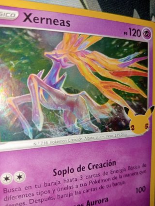 26 aniversario Cartas Pokémon Yveltal, Xerneas, Ze