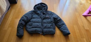 Anorak Ellesse Negro con Capucha. Unisex