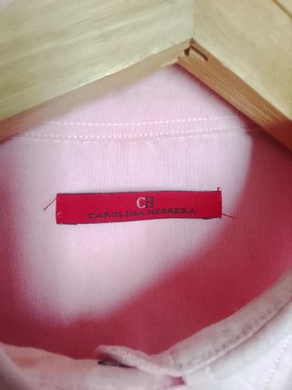 Camisa Carolina Herrera Talla M Rosa