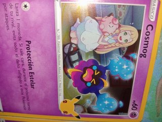 25 aniversario Cartas Pokémon Cosmog Cosmoem Lunal